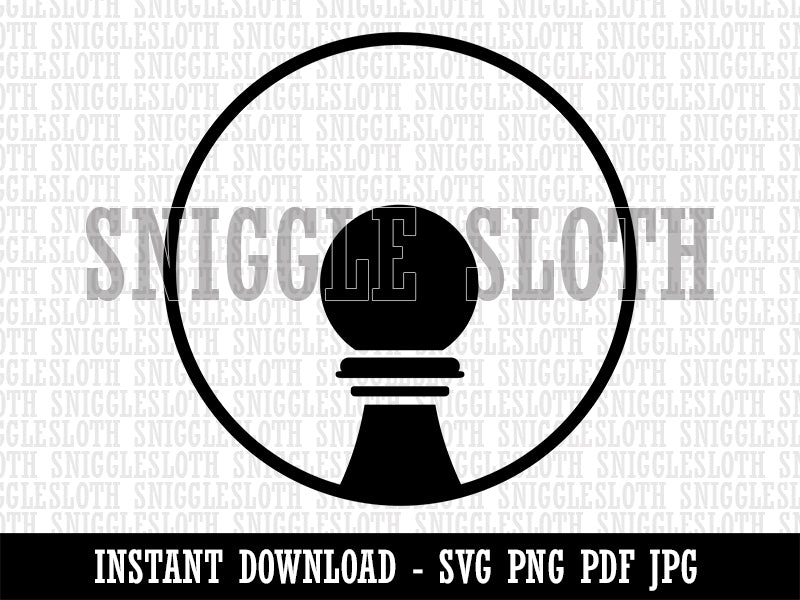 Chess Piece Black Pawn Clipart Digital Download SVG PNG JPG PDF Cut Files