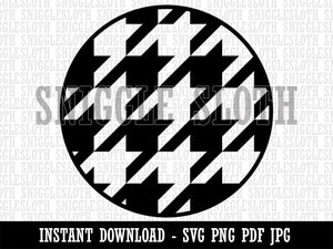 Houndstooth Pattern Clipart Digital Download SVG PNG JPG PDF Cut Files