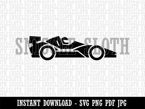 Racing Car Racecar Vehicle Automobile Clipart Digital Download SVG PNG – Sniggle  Sloth