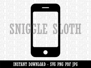 Mobile Tablet Phone Clipart Digital Download SVG PNG JPG PDF Cut Files