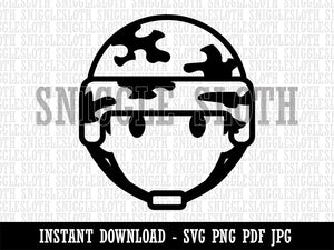 Occupation Military Soldier Icon Clipart Digital Download SVG PNG JPG PDF Cut Files