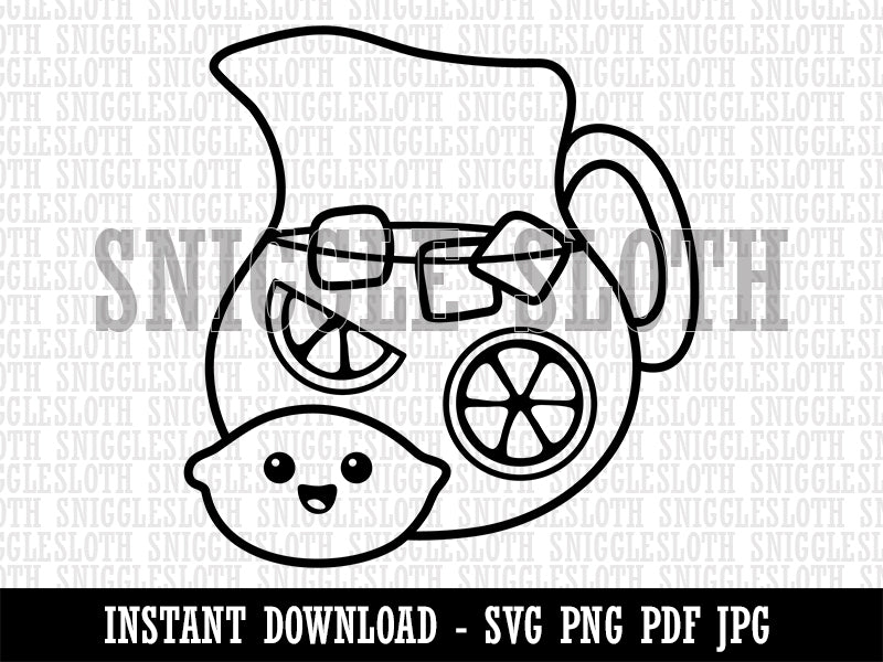 lemonade pitcher clipart black and white christmas