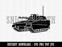 Military Army Tank Clipart Digital Download SVG PNG JPG PDF Cut Files