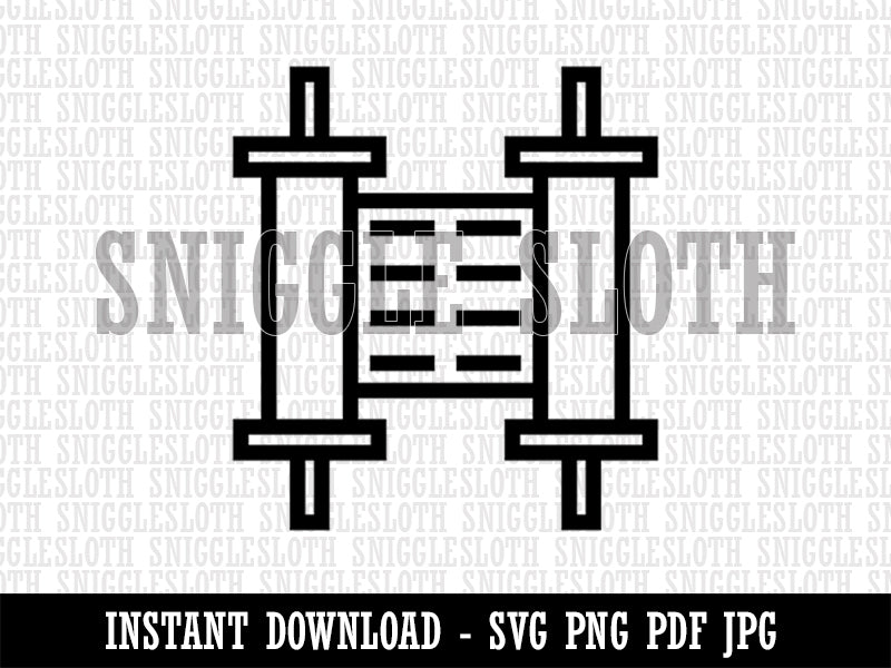 free clipart torah scroll for sale