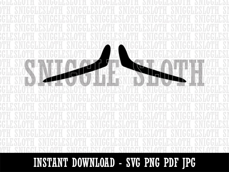 Pencil Mustache Moustache Silhouette Clipart Digital Download SVG PNG JPG PDF Cut Files