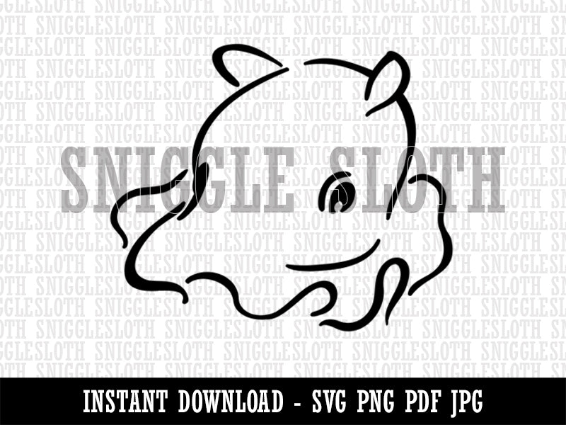 Adorable Sweet Umbrella Octopus Clipart Digital Download SVG PNG JPG PDF Cut Files