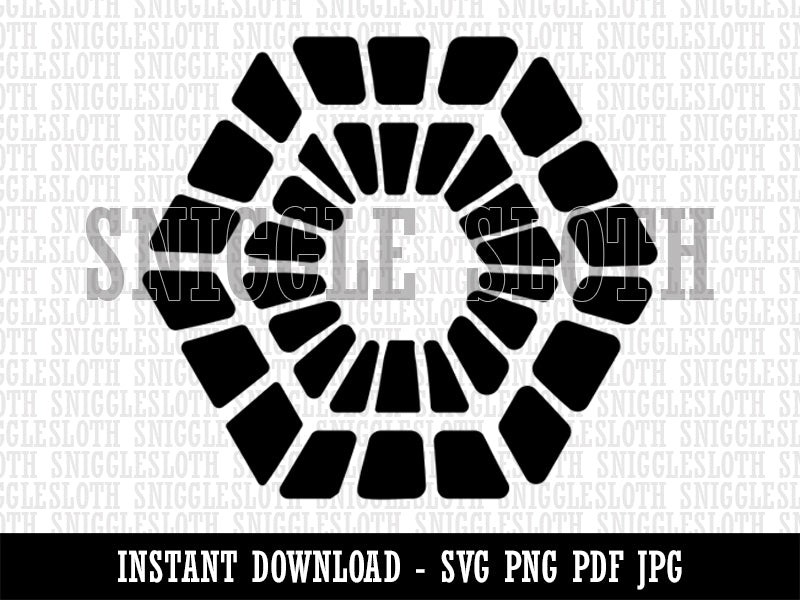 Scandinavian Geometric Hexagon Pattern Clipart Digital Download SVG PNG JPG PDF Cut Files