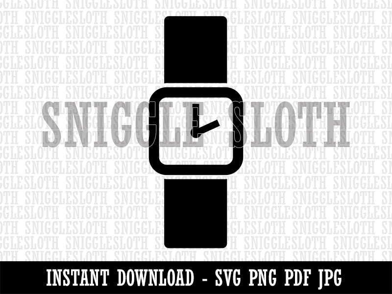 Wrist Watch Clipart Digital Download SVG PNG JPG PDF Cut Files