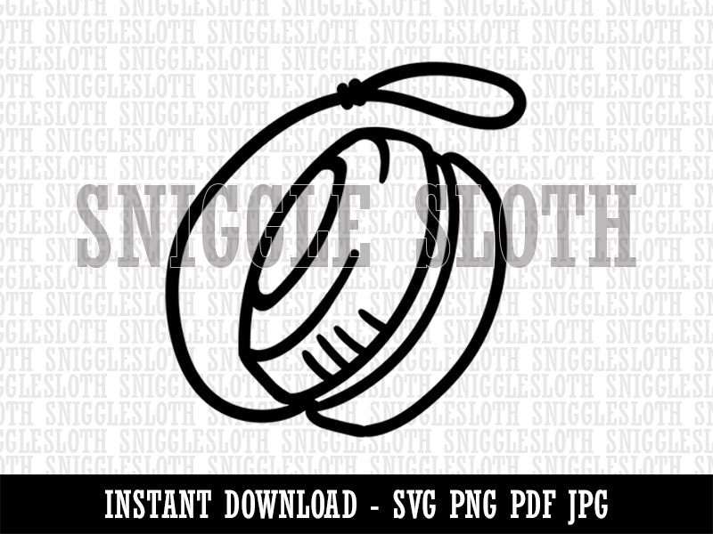 Yo-yo Yoyo Toy Clipart Digital Download SVG PNG JPG PDF Cut Files