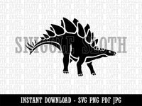 Stegosaurus Dinosaur Clipart Digital Download SVG PNG JPG PDF Cut Files