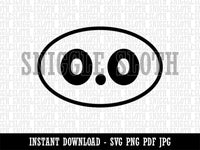 0.0 Funny Marathon Runner Clipart Digital Download SVG PNG JPG PDF Cut Files