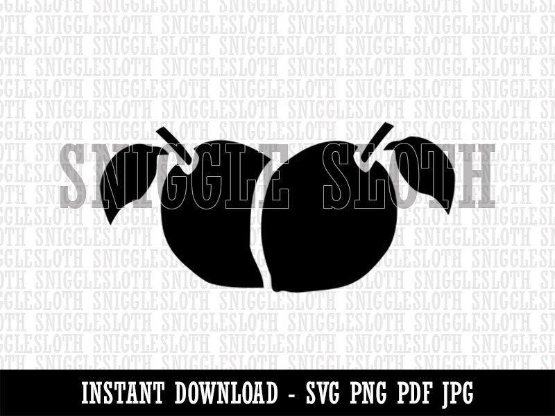 A Pair of Lemons Clipart Digital Download SVG PNG JPG PDF Cut Files