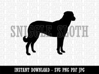 Anatolian Shepherd Dog Solid Clipart Digital Download SVG PNG JPG PDF Cut Files