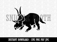 Diabloceratops Dinosaur Clipart Digital Download SVG PNG JPG PDF Cut Files