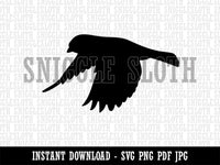Finch Flying Bird Clipart Digital Download SVG PNG JPG PDF Cut Files