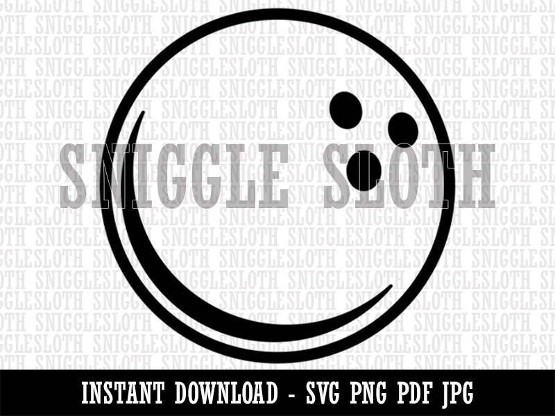 Bowling Ball Clipart Digital Download SVG PNG JPG PDF Cut Files