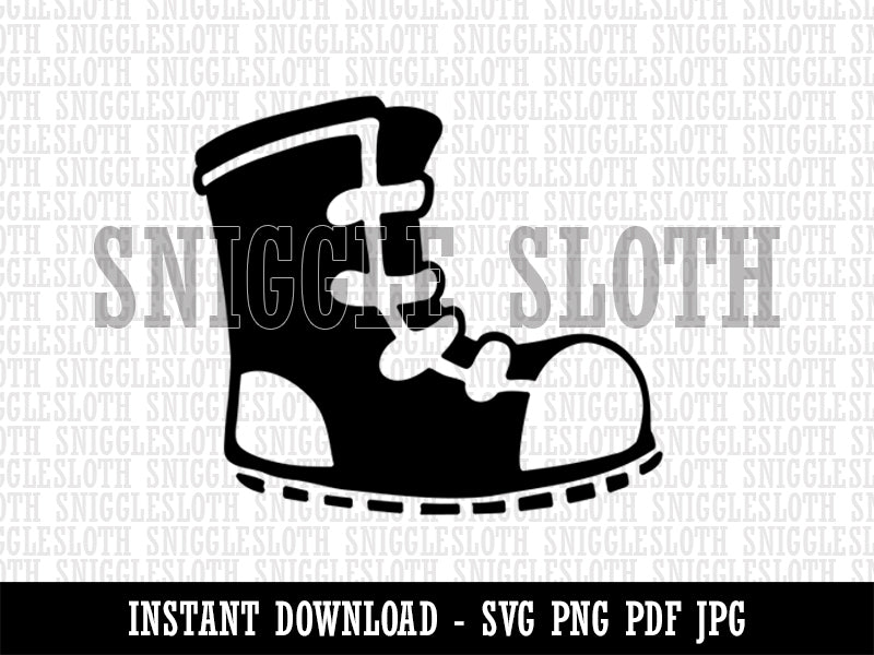 Sneaker Shoe High Top Laces Clipart Digital Download SVG PNG JPG PDF Cut Files