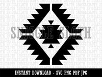 Southwestern Diamond Triangle Pattern Clipart Digital Download SVG PNG JPG PDF Cut Files