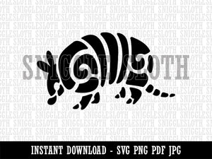 Southwestern Style Tribal Armadillo Clipart Digital Download SVG PNG JPG PDF Cut Files