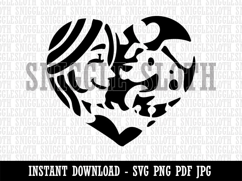 Woman with Dog Puppy Pet in Heart Clipart Digital Download SVG PNG JPG PDF Cut Files