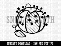 Tomato Pin Cushion with Strawberry Sewing Clipart Digital Download SVG PNG JPG PDF Cut Files