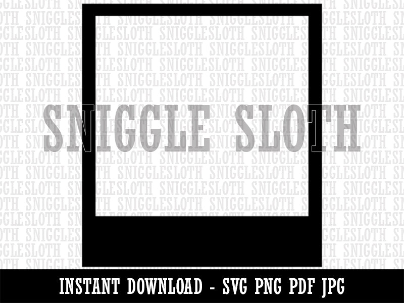 Picture Photo Frame  Clipart Digital Download SVG PNG JPG PDF Cut Files