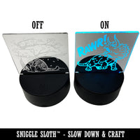 Skate Board Boarding Doodle 3D Illusion LED Night Light Sign Nightstand Desk Lamp