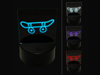 Skate Board Boarding Doodle 3D Illusion LED Night Light Sign Nightstand Desk Lamp