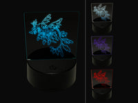 Elegant Leafy Seadragon Seahorse 3D Illusion LED Night Light Sign Nightstand Desk Lamp