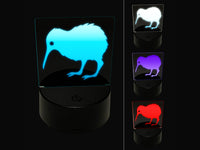 New Zealand Kiwi Bird 3D Illusion LED Night Light Sign Nightstand Desk Lamp