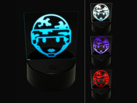 Occupation Military Soldier Woman Icon 3D Illusion LED Night Light Sign Nightstand Desk Lamp