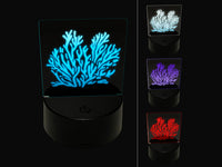 Coral Reef Ocean 3D Illusion LED Night Light Sign Nightstand Desk Lamp