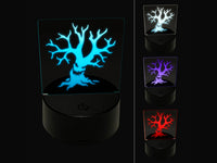 Spooky Scary Tree Monster Halloween 3D Illusion LED Night Light Sign Nightstand Desk Lamp