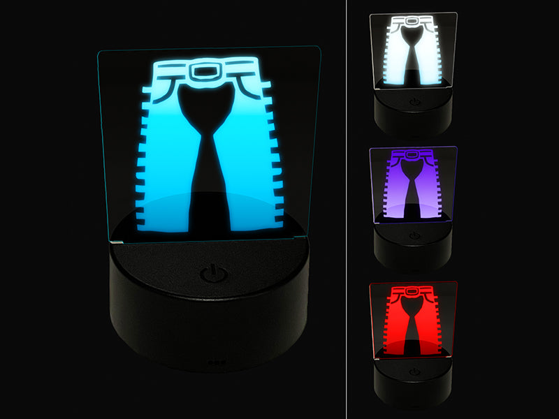 Cowboy Rodeo Pants Chaps Chaparreras 3D Illusion LED Night Light Sign Nightstand Desk Lamp