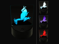 Climbing Tree Frog 3D Illusion LED Night Light Sign Nightstand Desk Lamp