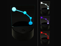 Aries Zodiac Star Constellations 3D Illusion LED Night Light Sign Nightstand Desk Lamp