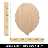 Balloon Party Birthday Unfinished Craft Wood Holiday Christmas Tree DIY Pre-Drilled Ornament