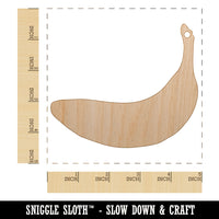 Banana Fruit Unfinished Craft Wood Holiday Christmas Tree DIY Pre-Drilled Ornament