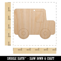 Delivery Moving Truck Unfinished Craft Wood Holiday Christmas Tree DIY Pre-Drilled Ornament