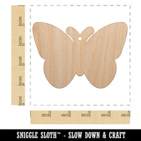 Butterfly Solid Unfinished Craft Wood Holiday Christmas Tree DIY Pre-Drilled Ornament