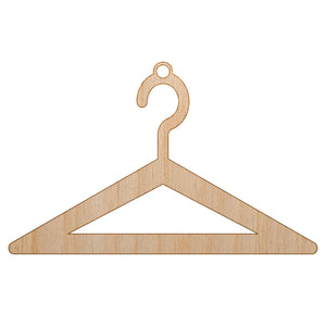 Clothes Hanger Laundry Unfinished Craft Wood Holiday Christmas Tree DIY Pre-Drilled Ornament