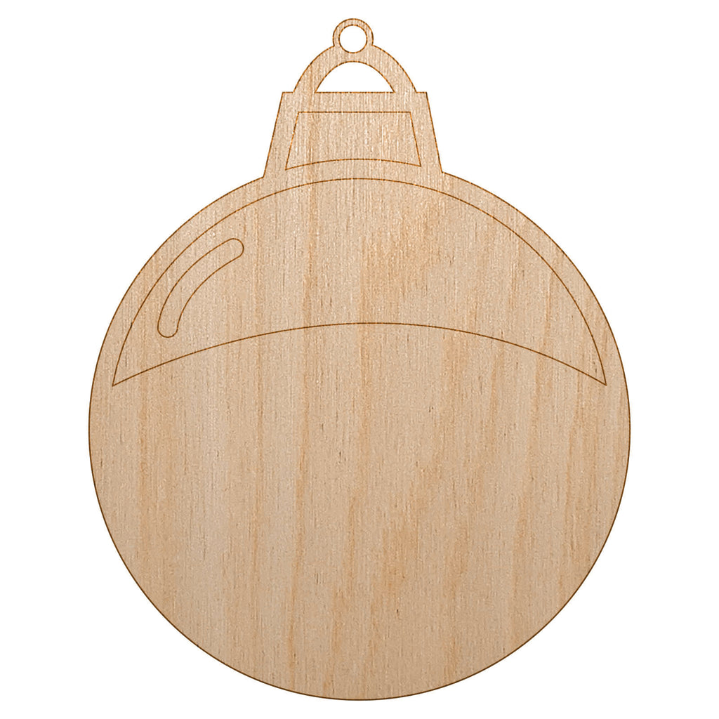 Fishing Float Bobber Unfinished Craft Wood Holiday Christmas Tree DIY Pre-Drilled Ornament
