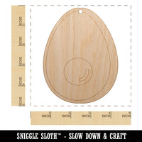 Avocado Symbol Unfinished Craft Wood Holiday Christmas Tree DIY Pre-Drilled Ornament