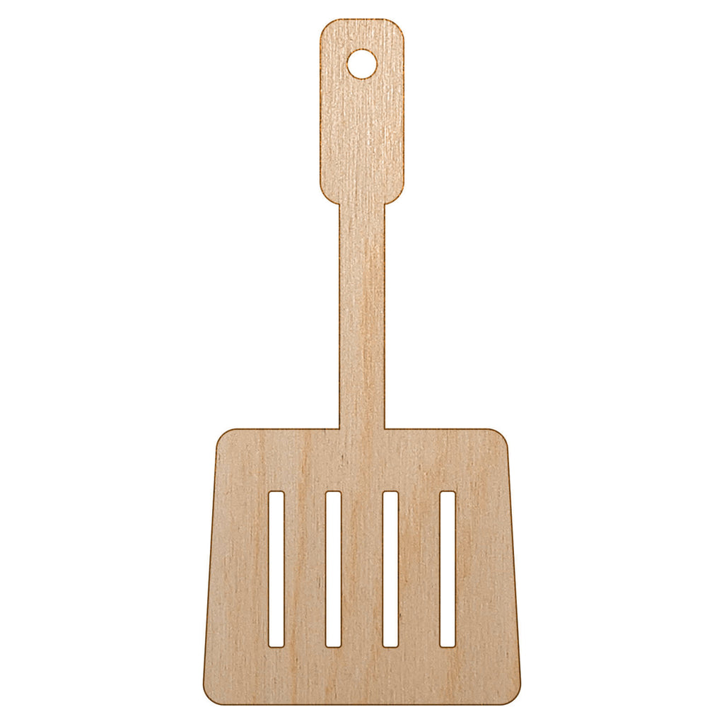 Spatula Cooking BBQ Unfinished Craft Wood Holiday Christmas Tree DIY Pre-Drilled Ornament