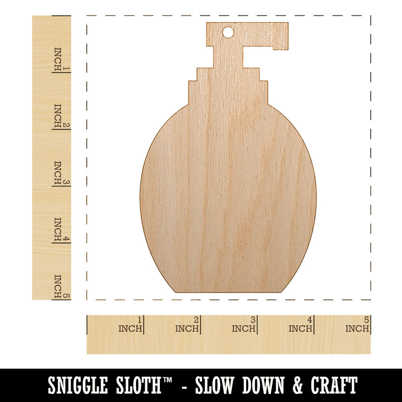 Soap Dispenser Clean Wash Icon Solid Unfinished Craft Wood Holiday Christmas Tree DIY Pre-Drilled Ornament