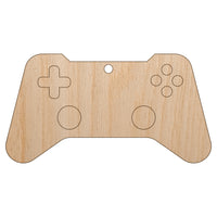 Video Game Controller Icon Unfinished Craft Wood Holiday Christmas Tree DIY Pre-Drilled Ornament