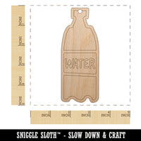 Water Bottle Doodle Unfinished Craft Wood Holiday Christmas Tree DIY Pre-Drilled Ornament