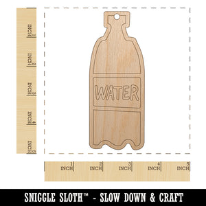 Water Bottle Doodle Unfinished Craft Wood Holiday Christmas Tree DIY Pre-Drilled Ornament