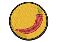 Chili Pepper Southwestern Multi-Color Embroidered Iron-On or Hook & Loop Patch Applique