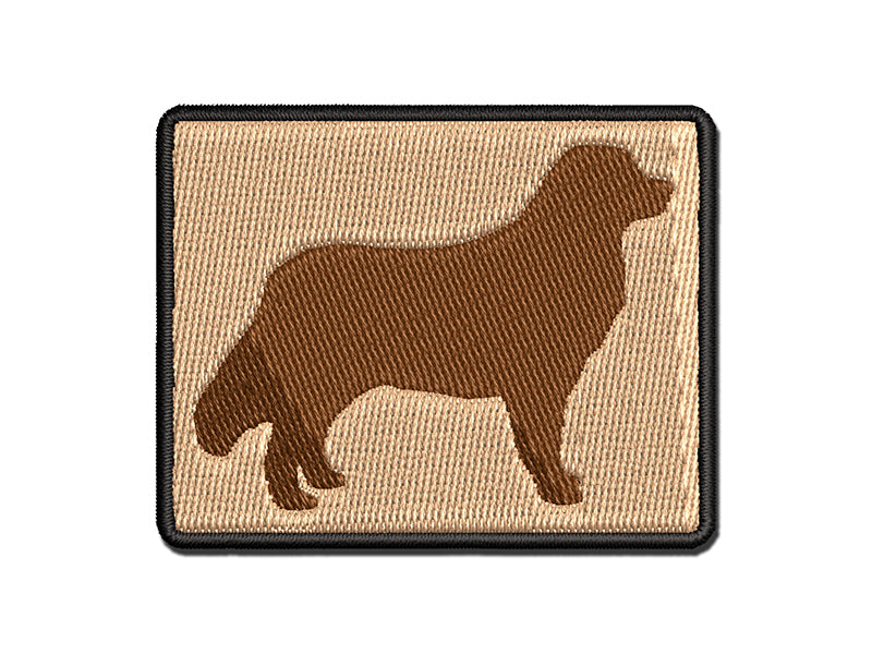 Bernese Mountain Dog Solid Multi-Color Embroidered Iron-On or Hook & Loop Patch Applique